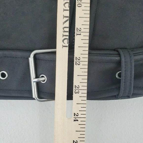 Vanessa Moe x NA:KD Moto Jacket Vegan Leather NWT - Picture 11 of 12